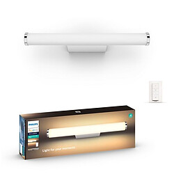 Philips Hue White Ambiance ADORE Applique miroir salle de bain PM 1x13W - Blanc (télécommande incluse) - Bluetooth