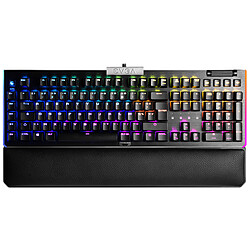 EVGA Z20 - Optique Clavier gamer - Switches Optique-Mécanique (Linéaire) - Rétro-éclairage RGB - AZERTY - Filaire USB - Noir