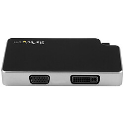 Avis StarTech.com Adaptateur audio / video de voyage 3 en 1 - USB-C vers VGA DVI ou HDMI - 4K