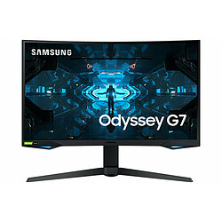 Samsung 27" QLED ODYSSEY G7 C27G75TQSP Ecran PC Gamer Incurvé - 2560 x 1440 - Dalle VA - 1 ms - 240 Hz - HDMI/DisplayPort/ USB 3.0 - G-Sync