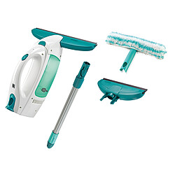 Leifheit Kit Aspirateur lave-vitres Dry & Clean avec manche et mouilleur et buse - 51016