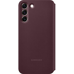 Avis Folio Samsung G S22+ 5G Clear View Cover Bordeaux Samsung