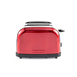 Kitchencook Grille-pain Inox rouge 900W pas cher