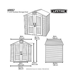 ABRI LANDMARK - LIFETIME  2,13 x 1,37 m / 2,92m2