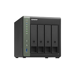 QNAP TS-431X3-4G 4-Bay NAS AL314 TS-431X3-4G 4-Bay NAS AL314 4Go DDR3L SODIMM RAM SATA 6Gb/s 1x 10GbE SFP+ LAN 1x2.5GbE + 1xGbE LAN