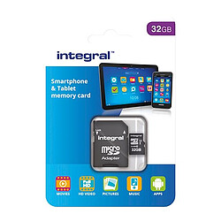 Integral Micro SDHC - 32 Go - Avec adaptateur