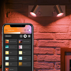 Acheter Philips Hue Lot de 2 spots connectés ARGENTA - 2x5.7W - Aluminium - White & Color Ambiance