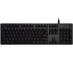 Logitech G CLAVIER GAMING MÉCANIQUE G512 LIGHTSYNC RVB G512 Carbon GX Brown Tactile