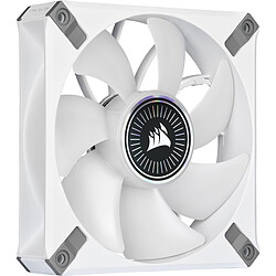 Acheter Corsair Trois ventilateurs iCUE ML120 RGB ELITE Premium 120mm Blanc avec iCUE Lighting Node CORE