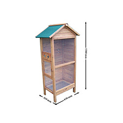 HABRITA Cage à oiseaux standard / 0,42 m2 / 3-4 oiseaux