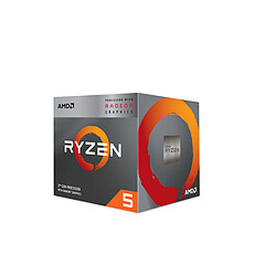 AMD Ryzen™ 5 3400G Wraith Spire Edition - 3,7/4,2 GHz Processeur 4 coeurs/8 threads - Socket AM4 - 65 W