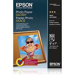 Epson Papier Photo Glossy 13x18cm - 50 Feuilles Papier Photo Glossy 13x18cm - 50 Feuilles