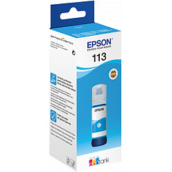 EPSON 113 EcoTank Pigment Cyan ink 113 EcoTank Pigment Cyan ink bottle