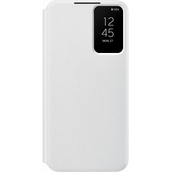 Folio Samsung G S22+ 5G Clear View Cover Blanc Samsung