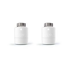 Tado Pack de 2 têtes thermostatiques intelligentes Têtes Thermostatiques Intelligentes - Compatible Apple HomeKit, Amazon Alexa, Google Assistant, IFTTT - X2