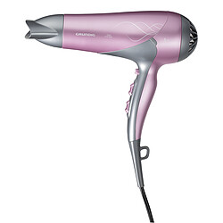 Grundig Sèche-Cheveux Ionique HD5680- 2200 W - Rose et argenté