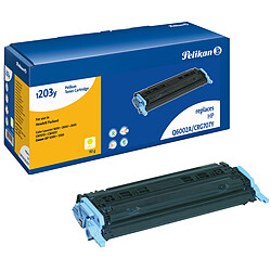 Pelikan Toner pour HP 2600 (Q6002A) & CANON (707) - Jaune - 2000 pages Toner Jaune pour imprimantes HP et Canon