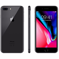 Apple iPhone 8 Plus - 256 Go - MQ8P2ZD/A - Gris Sidéral iPhone 8 Plus - 5,5'' Retina HD - 4G+ - 256 Go - iOS 12 - Puce A11 - Recharge sans fil