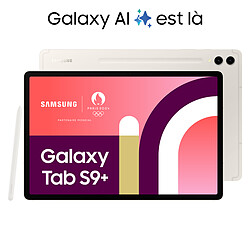 Samsung Galaxy Tab S9+ - 12/256Go - WiFi - Crème