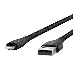 Belkin Câble Lightning vers USB + attache- Noir pas cher