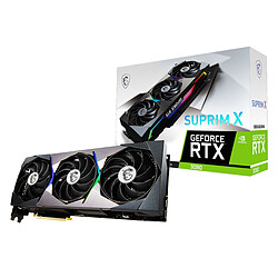 MSI GeForce RTX 3080 SUPRIM X 10G LHR Carte graphique Gamer - 10 Go GDDR6X - HDMI/Tri DisplayPort - PCI Express (NVIDIA GeForce RTX 3080)