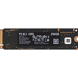 Crucial P5 3D NAND - 250 Go - M.2 NVMe PCIe Disque SSD interne - M.2 NVMe PCIe - 3400 Mo/s