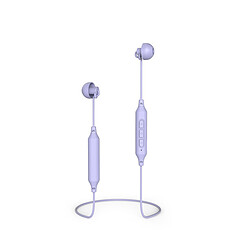 Thomson Écouteurs intra-auricuaire Bluetooth WEAR7009LP ''Piccolino'' - Violet Ecouteurs bluetooth - Isolation passive contre les bruits exterieurs - Fonction télécommande