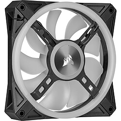 Corsair Trois ventilateurs PWM 120 mm iCUE QL120 RGB avec Lighting Node CORE