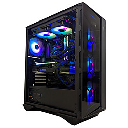 Rue du Commerce PC Monté Powered by MSI - KHORNE PC conçu et pensé par Rue du Commerce en collaboration avec MSI - MSI AMD Radeon RX 6800 XT GAMING Z TRIO 16Go GDDR6 - AMD Ryzen 5 5600X - CORSAIR Vengeance RGB PRO 16Go (2 x 8 Go) DDR4 3200MHz - 1 To SPATIUM M470 PCIe 4.0 NVMe M.2 - MSI MAG CORELIQUID 24