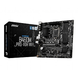 MSI INTEL B460M PRO-VDH WIFI - Micro-ATX Carte mère Micro-ATX - Socket INTEL LGA 1200 - Chipset INTEL B460