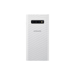 Avis Samsung LED View Cover Galaxy S10 Plus - Blanc