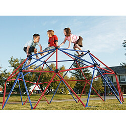 GEO DOME CLIMBER - LIFETIME  Rouge et bleu/ acier galvanisé Jeu d'extérieur  Geo Dome Climber  - Pour enfants de 3 à 10 ans - Rouge / bleu 