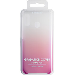 Samsung Coque arrière 'Evolution' pour Galaxy A20e - Rose pas cher