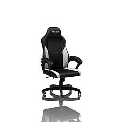 Chaise gamer C100 Nitro Concepts Noir/blanc