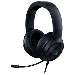 Casque PC filaire Gaming Razer Kraken V3 Hypersense Noir