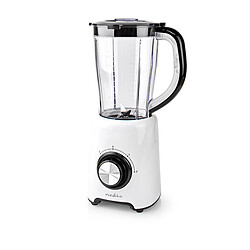 Blender Nedis 800W - 1,5L plastique -2 réglages de vitesses blanc