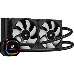 Corsair iCUE H100i PRO XT - RGB - 240 mm Kit watercooling pour processeur Intel & AMD - 240 mm - 1 radiateur + 1 waterblock + 2 ventilateurs 12 cm