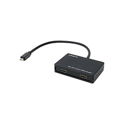 LINDY Adaptateur actif mini DP vers 2x HDMI