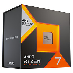 AMD Ryzen 7 7800X3D (4.2 GHz / 5.0 GHz) Processeur 8 Cœurs / 16 Threads - Socket AMD AM5 - 3D V-Cache - 104 Mo - 5 nm - TDP 120W (version boîte sans ventilateur - garantie constructeur 3 ans)