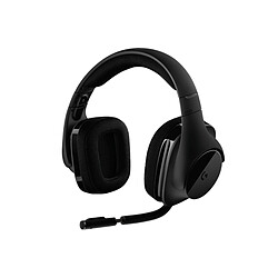 Logitech G G533 - Sans fil Casque gamer - Son 7.1 virtual surround - Compatible PC et MAC - Connexion sans fil 2,4 GHz avec récepteur USB - Noir