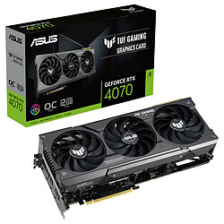 ASUS TUF Gaming GeForce RTX 4070 OC Edition 12Go 12 Go GDDR6X - HDMI/Tri DisplayPort - DLSS 3 - PCI Express 4.0 16X