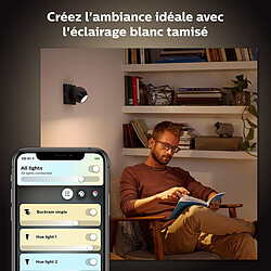 Avis Philips Hue White Ambiance BUCKRAM Spot 1x 5.5W - Blanc (télécommande incluse) - Bluetooth