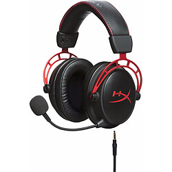 HyperX Cloud Alpha - Filaire Casque gamer - Son stéréo 2.0 - Compatible PC, Xbox One, PS4, WiiU, Mac et Mobile - Connexion filaire Jack 3,5mm - Noir et rouge