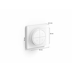 Interrupteur Philips Hue Tap Dial Switch Blanc pas cher