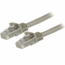 StarTech.com Câble réseau Cat6 Gigabit UTP sans crochet de 5m - Cordon Ethernet RJ45 anti-accroc - M/M - Gris