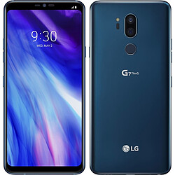 LG G7 ThinQ - Bleu Smartphone 6,1'' QHD+ - 4G+ - 64 Go - Android 8.0 - IP68 - Charge rapide - Chargement sans fil