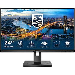 Philips 23,8'' 242B1/00 23,8'' 242B1/00 -  23.8'' IPS 75Hz 4ms Adaptive Sync Display Port    Réglable en Hauteur H Parleurs Garantie 3 ans Câble Display Port Câble  Câble  Inclus