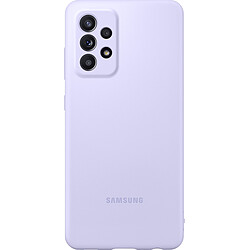 Samsung Coque Silicone pour Galaxy A52 4G/5G - Violet Coque Silicone pour Galaxy A52 4G/5G - Violet