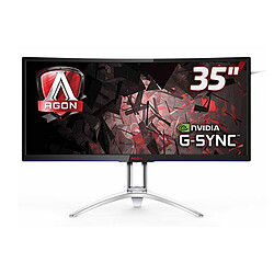 AOC 35'' LED AGON AG352UCG6 Ecran PC Gamer Incurvé - 3440*1440 - Dalle VA - 4 ms - 120 Hz - Nvidia G-Sync - HDMI/DisplayPort