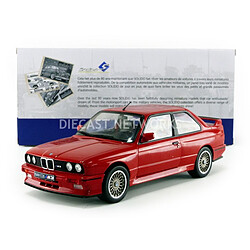 Solido BMW E30 M3 RED, 1990, 1/18ème - S1801502